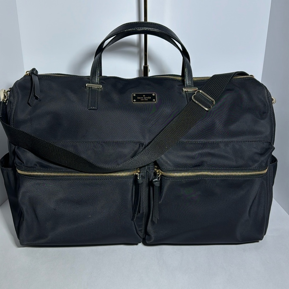 SOLD
Classic black nylon KATE SPADE overnight bag